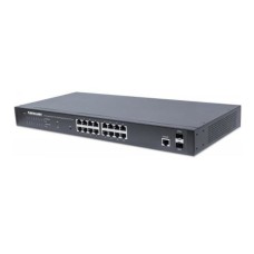 AAdministrable Gigabit Ethernet de 16 puertos PoE+ con 2 puertos1